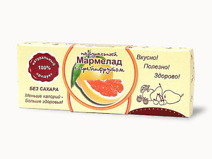 №2 Мармелад натуральный "Грейпфрут" 140г в Рыбинске