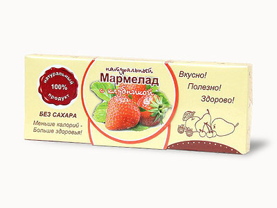 №2 Мармелад натуральный "Клубника" 140г в Рыбинске