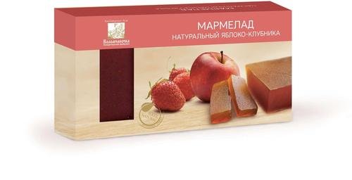 №2 Мармелад пластовый 210г Яблоко-Клубника в Рыбинске